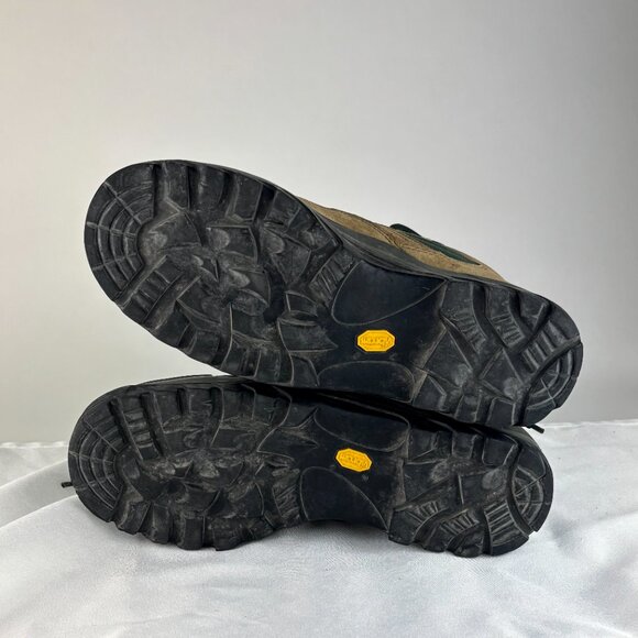 Merrell & REI Monarch Gore-Tex Hiking Boots Brown/Forest Green Waterproof Vibram - Picture 12 of 13